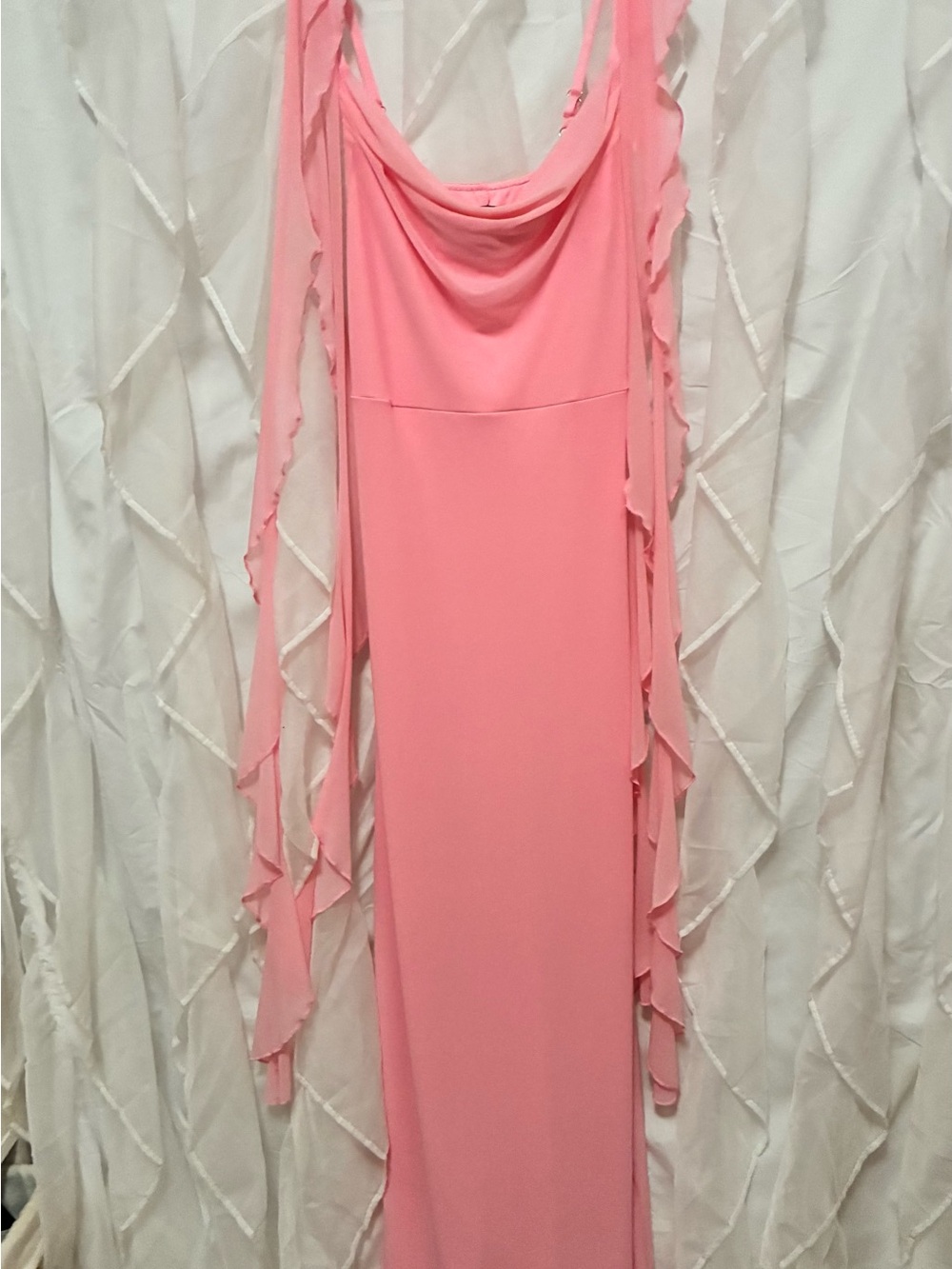 Elegant Pink Evening Gown